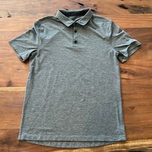 Lululemon Men’s Grey Polo Shirt - Medium